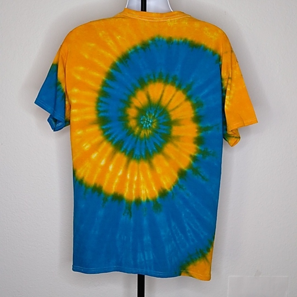 New Gildan Multicolor Tie-Dye T-Shirt - Picture 5 of 6